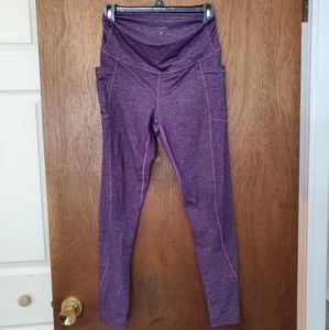 Athleta Purple Salutation Stash Tight